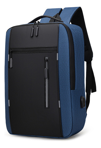 Mochila Grande Executive Usb Con Dos Bolsos De Hombro Para H