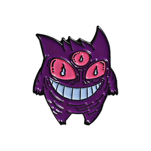 Pin Metalico Diseño Pokemon Gengar 3 Ojos