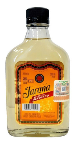 Tequila Jarana Autentico Reposado 250 Ml