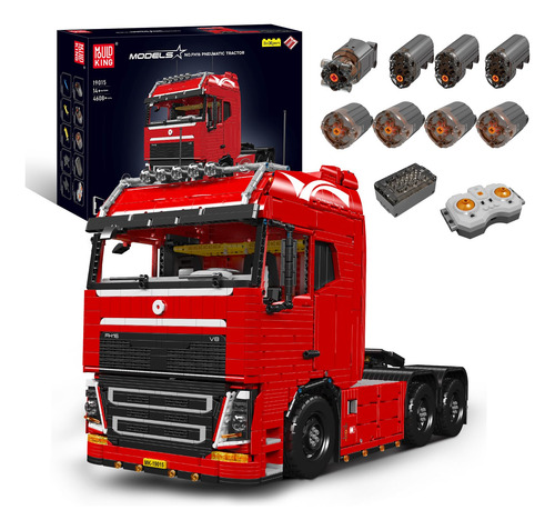 Kit De Bloques De Modelo De Camión Tractor Mould King, Set