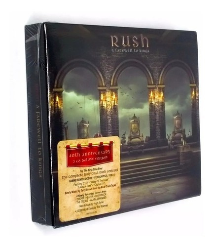 Box Rush A Farewell To Kings Deluxe 40th Anniversary 3 CD