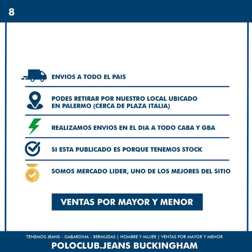 Imagen 10 de 10 de Polo Club Buckingham Pantalón Hombre Jean Envio Gratis