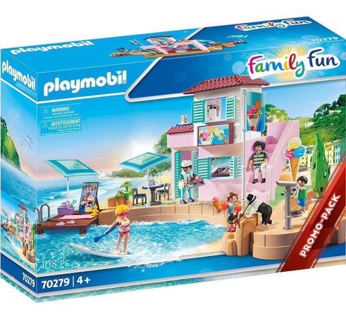 Playmobil Family Fun Heladería En El Puerto +4 70279 Febo