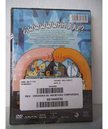 Imagen 2 de 2 de Hora De Aventura Con Finn Y Jake Vol. 2 Dvd
