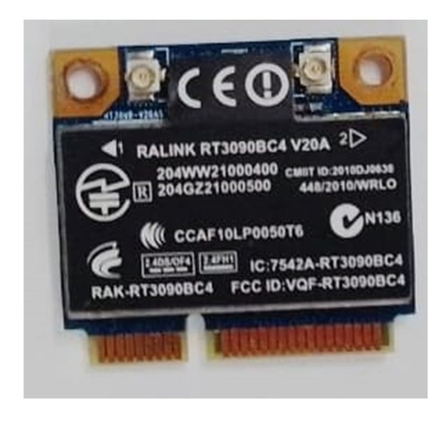 Tarjeta Wifi Hp 250 G3 Np Rt3090bc4 V20a Seminuev (Usado)