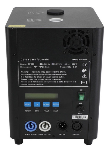 Máquina Electrónica De Fuegos Artificiales Cold Spark 600