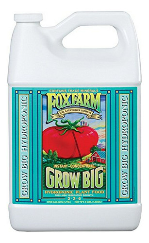 Concentrado Líquido Foxfarm Grow Big 1 Gal.