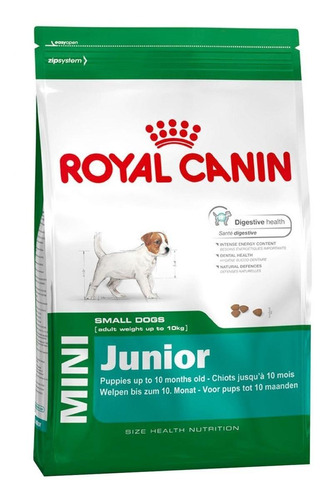 Imagen 1 de 1 de Alimento Royal Canin Size Health Nutrition Mini Junior para perro cachorro de raza pequeña sabor mix en bolsa de 1kg