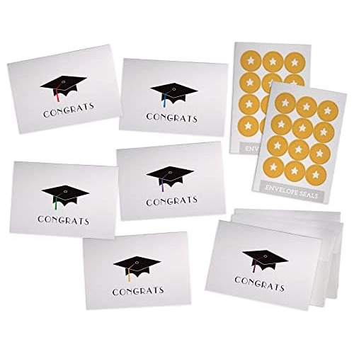 Tarjetas De Felicitación De Graduación De Birrete Pa...