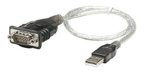 Convertidor Serial A Usb Manhattan 205153 Db9m Gris