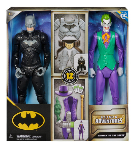 Batman Vs The Joker 30 Cm Con Accesorios Figuras De Acción 