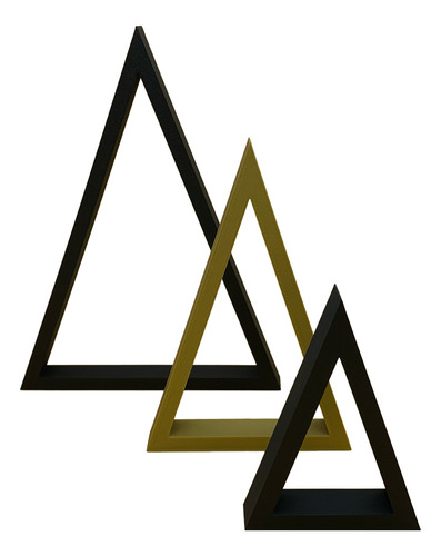 Set 3 Triángulos Decorativos Modernos Minimalistas | Adorno