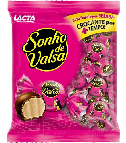 Bombom Sonho De Valsa Pacote 1kg - Lacta