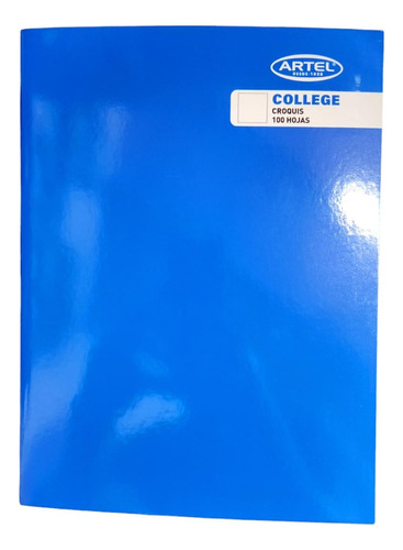 Cuaderno College Croquis Azul 100 Hjs. Artel