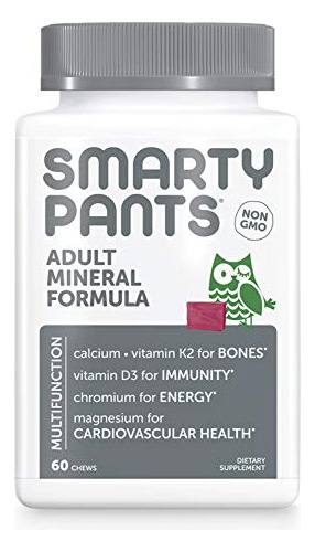Smartypants Adult Daily Mineral Vitaminas: Calcio, 1pw91