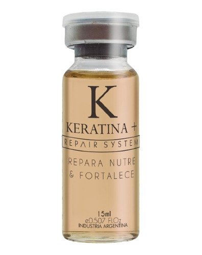 Ampolla De Keratina Ossono X15ml Repara Nutre Fortalece