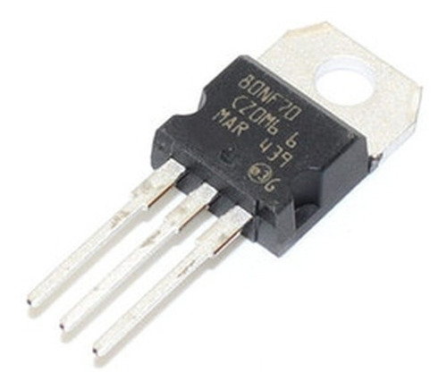 Transistor Stp80nf70 P80nf70 80nf70 Mosfet Canal N