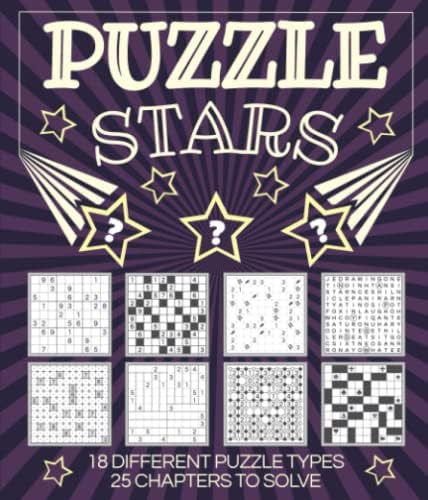 Libro: Puzzle Stars: Mixed Puzzles For Adults Of All Skill