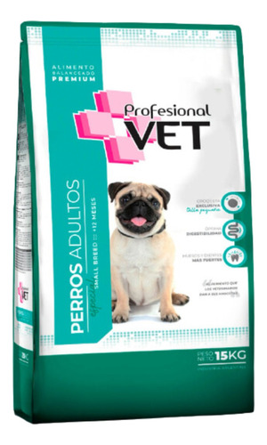 Profesional Vet Adulto Raza Pequeña X 15 Kg - Happy Tails