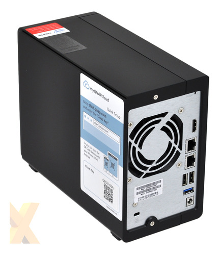 Servidor Nas Qnap Ts-251+ Ram 4gb En Caja Con Disco Hdd (Usado)