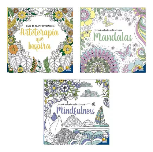 Livro de Colorir Adulto Antiestresse TodoLivro Mandalas