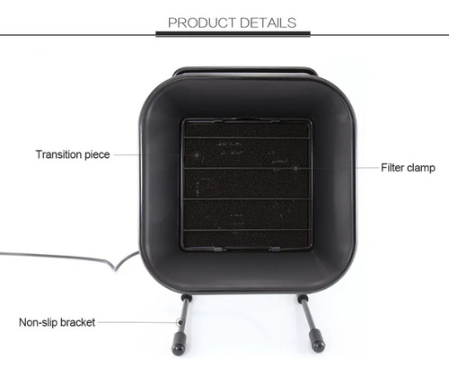Extrator Portátil De Fumos De Soldagem 14w/16w
