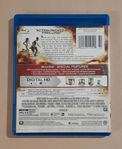 The Maze Runner Trilogy -ed De Colecc Blu-ray + Dvd Original