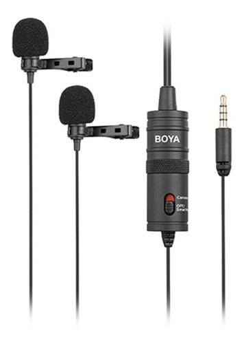 Microfono Doble Corbatero Boya P/ Smartphone By-m1dm Cuotas