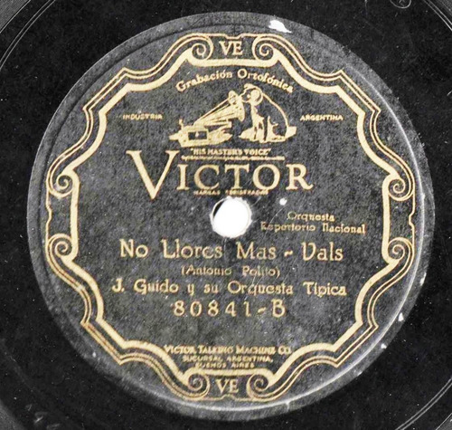 Lote De 10 Discos De Tango Según Detalle Artistas Varios (f) (Usado)