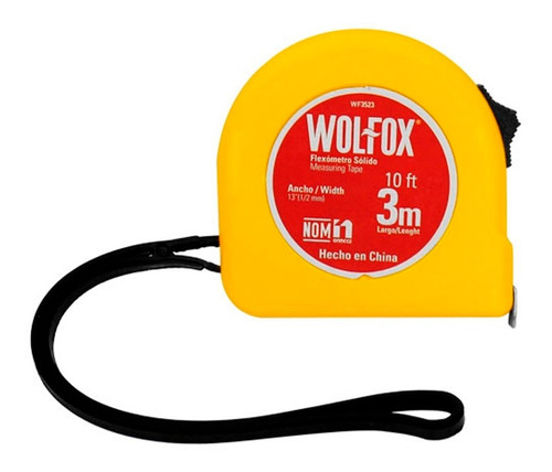 Wincha Ancha 3 Metros X 1/2' (color Surtido) Wolfox Wf3523