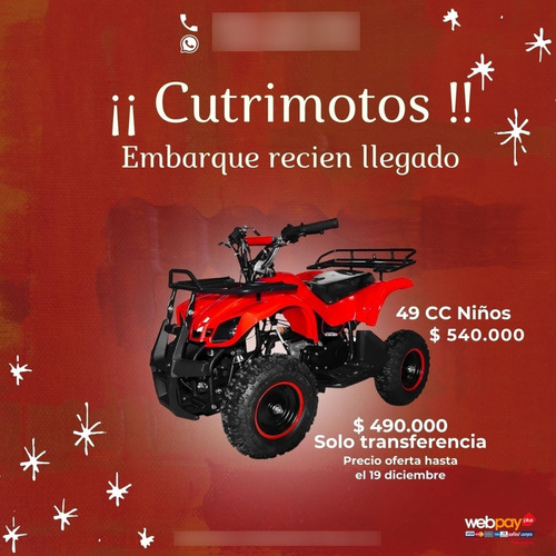 Imagen 13 de 17 de Cuatrimotos 125 Cc Nuevas Automaticas Remato Las Ultimas