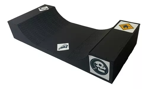 Pista Skate de Dedo para brincar em Mdf 33x6x15cm + Brinde - Loja da Dias