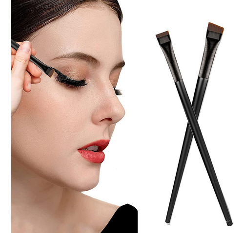 Pincel De Maquillaje, Delineador De Ojos, Cejas Inclinadas,