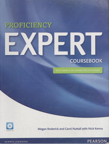 Proficiency Expert Coursebook With March  2013 Exam Specific