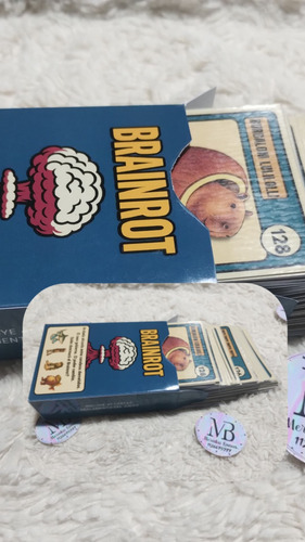 Mazo Brainrot Cartas De Poder + Stickers De Regalo Juego D M