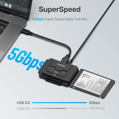 Unitek Usb C To Ide And Sata Converter External Hard Driv...