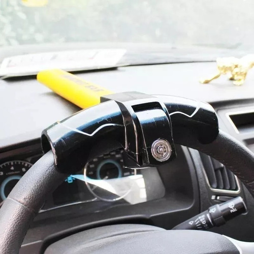Traba Volantes Anti Robo Seguirdad Auto Tipo T Con 2 Llave