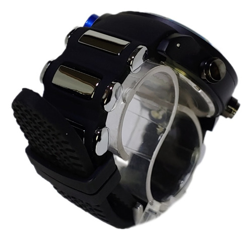 Combo Reloj De Pulsera Análogo/digital Uso Rudo Cat + Gorra Color De La Correa Negro Color Del Bisel Negro Color Del Fondo Negro