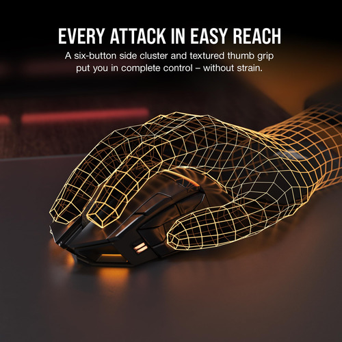 Mouse Sem Fio Para Jogos Corsair Darkstar Rgb 26.000 Dpi