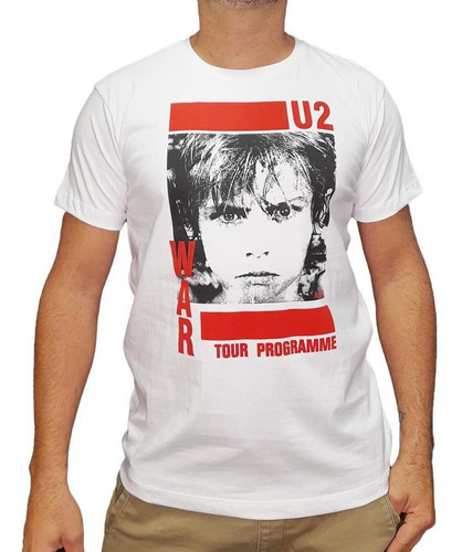 Aloud Remera Hombre - U2 Blnco