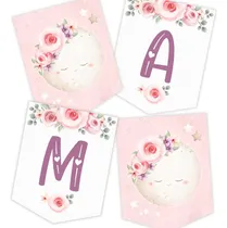 Comprar Kit Imprimible Decoracion Candy Bar Luna Texto Editable
