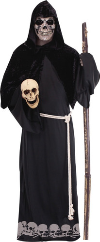 Disfraz De La Parca Para Hombre Disfraz De Calavera Calaca Para Hombre Halloween Grim Reaper Disfraz O Cosplay De La Parka