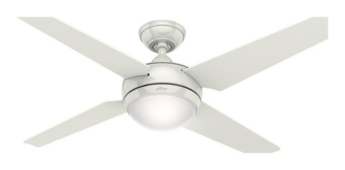 Ventilador de teto Hunter Sonic white com 4 pás, 52" de diâmetro 220 V