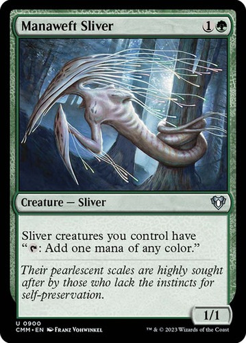 Magic Manaweft Sliver Commander Masters