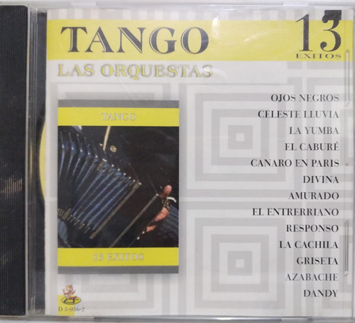 Tango Las Orquestas  13 Exitos Cd Argentina