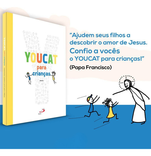 Box Youcat Album Recordação Primeira Comunhão Eucaristia Livro Catecismo Crianças Católico Presente