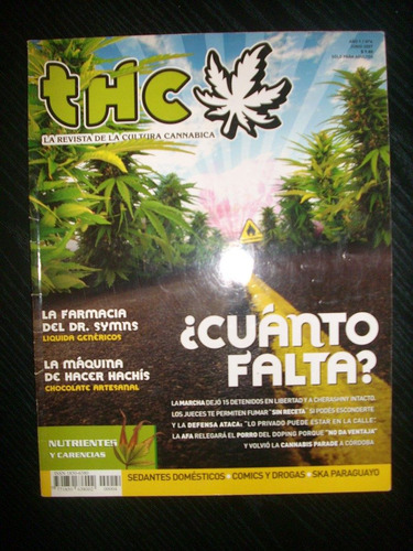 Revista Thc Numero 4 Excelente Estado!