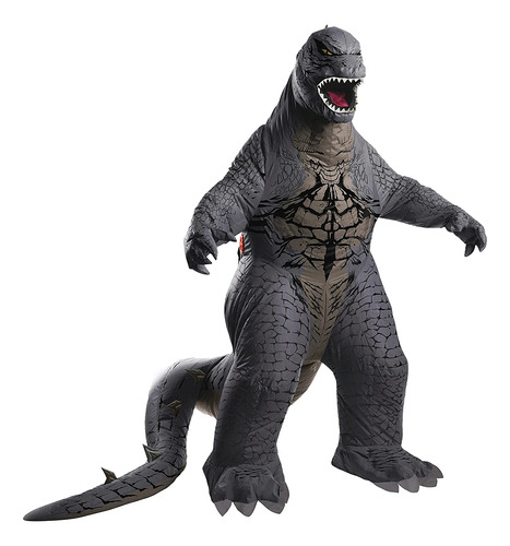 Disfraz Inflable Para Niños De Godzilla Unica