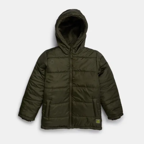 Campera Cire Emboss Estampada Forrado Sherpa Bender