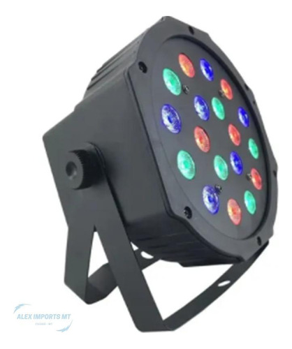 Canhão 18 Leds Rgb Dmx Jogo De Luz Display Digital